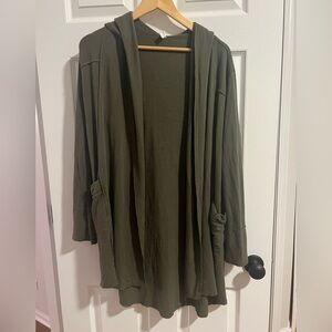 Olive Green Cardigan